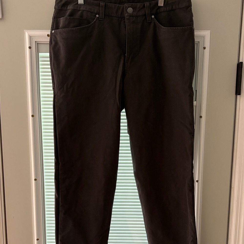 Lululemon ABC Slim Utilitech Pants 33x34 Graphite Grey